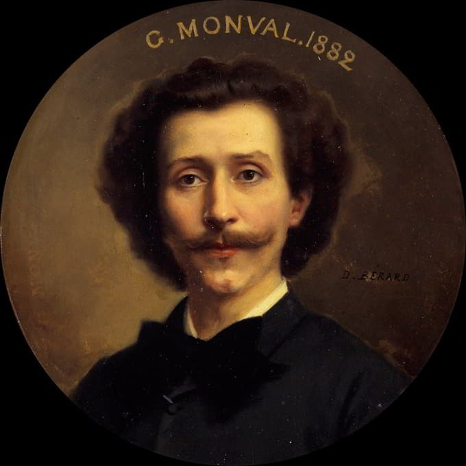 乔治·蒙瓦尔肖像（1845-1910），法国喜剧档案馆员。