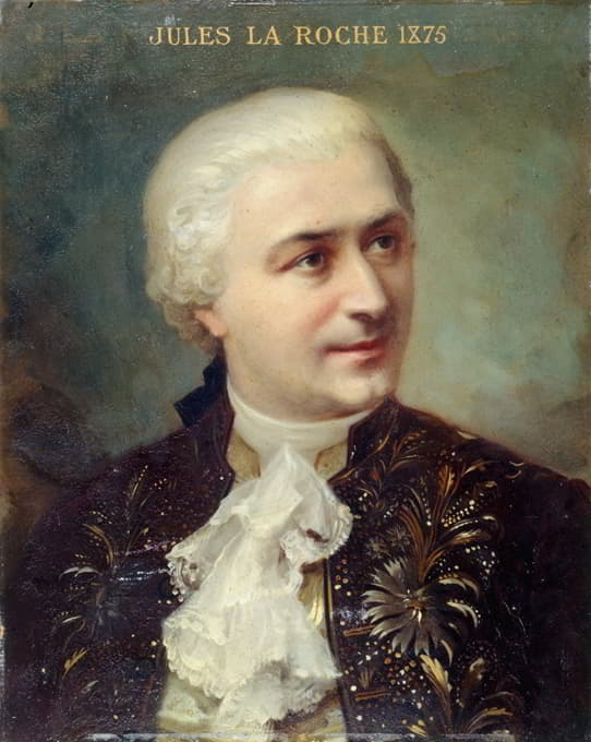 Daniel Bérard - Portrait de Jules Laroche (1841-1925), sociétaire de la Comédie-Française, dans le rôle d’Almaviva