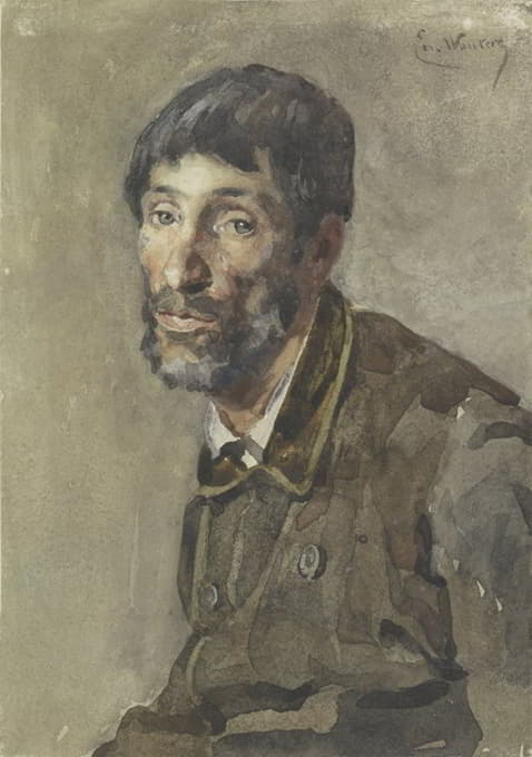Emile Charles Wauters - Portret van een man