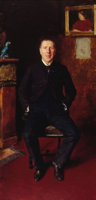 欧内斯特·科奎林肖像，迪特·科奎林·卡德特（1848-1909），法国喜剧社社员