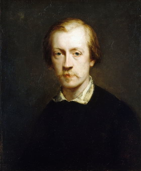 Gustave Ricard - Portrait du peintre Félix Ziem