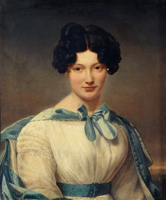 Henri-François Riesener - Mademoiselle Bernard-Léon, fille de l’acteur.