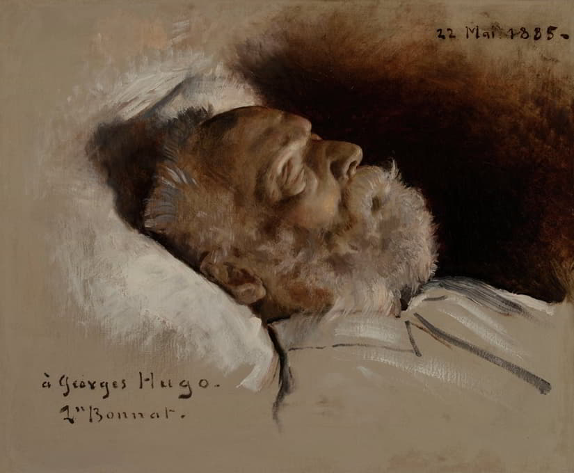 Léon Bonnat - Victor Hugo sur son lit de mort