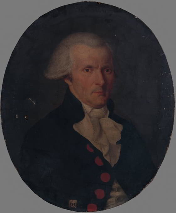 Sébastien Le Roy - Portrait de Denis Le Roy, vétérinaire de la maison du roi Louis XVI