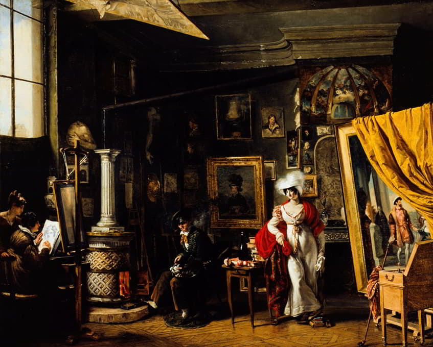 T. B. Bitter - L’atelier du peintre T. B. Bitter (1781-1832)