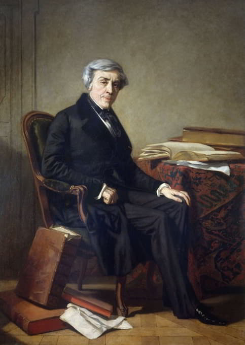 历史学家朱尔斯·米歇尔肖像（1798-1874）