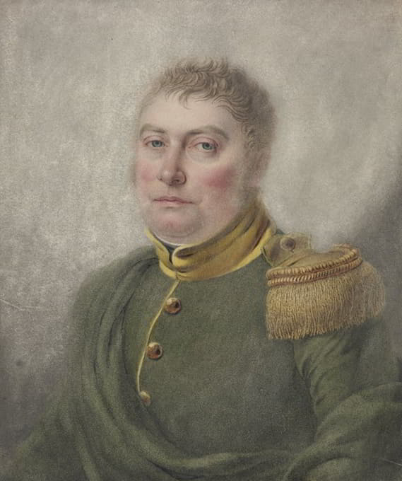 Gerrit Jacobus Geusendam - Portret van E.W.G. Bagelaar