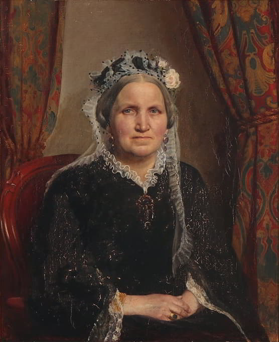 朱莉·路易斯·索菲·特朗普伯爵夫人肖像，f。阿勒费尔德·劳尔维根伯爵夫人