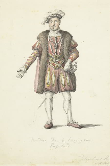 Johannes Jelgerhuis - Een acteur als koning Hendrik VIII van Engeland