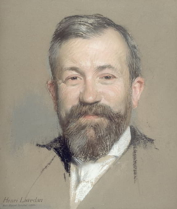 亨利·拉维丹肖像，文学家和戏剧作家（1859-1940）