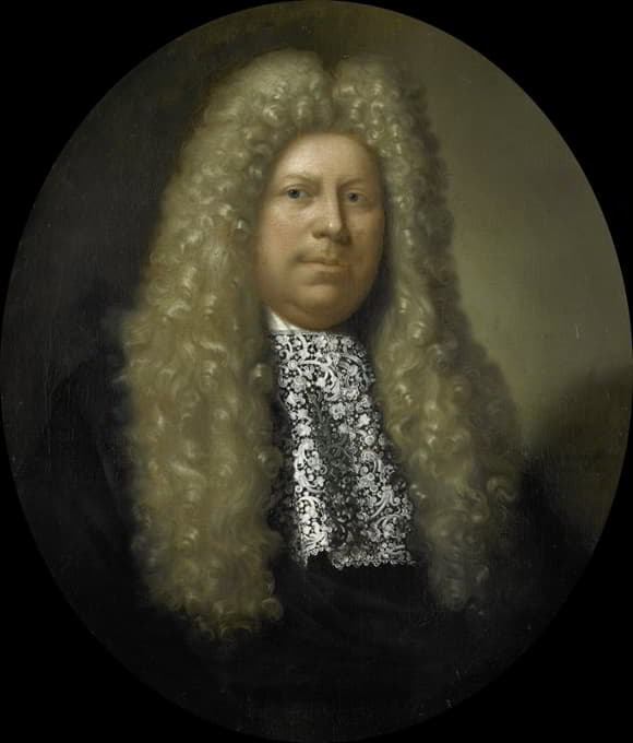 荷兰东印度鹿特丹商会会长雅各布·丹的肖像，1689年当选
