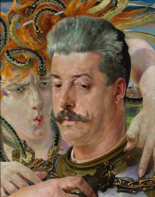 塔德乌什-布沃特尼茨基的肖像与美杜莎像