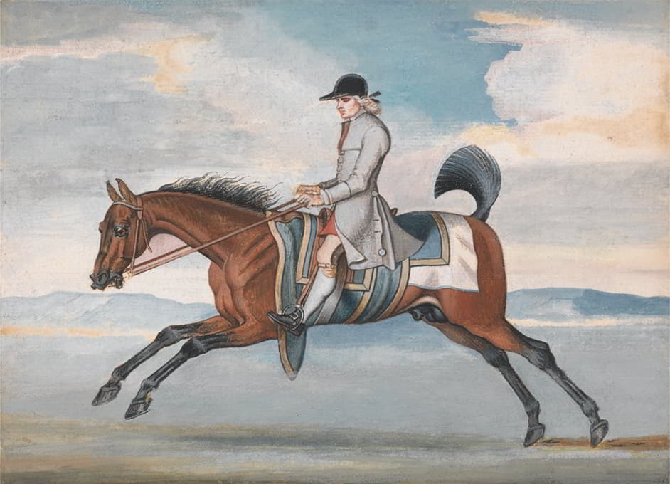 James Seymour - Racehorse at Exercise, Ridden by a Training-Groom