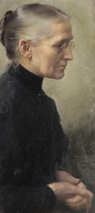 Frantisek Dvorak - Portrait of the Artist’s Mother