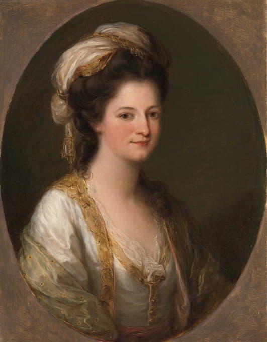 一位妇女的肖像，传统上被认为是赫维夫人