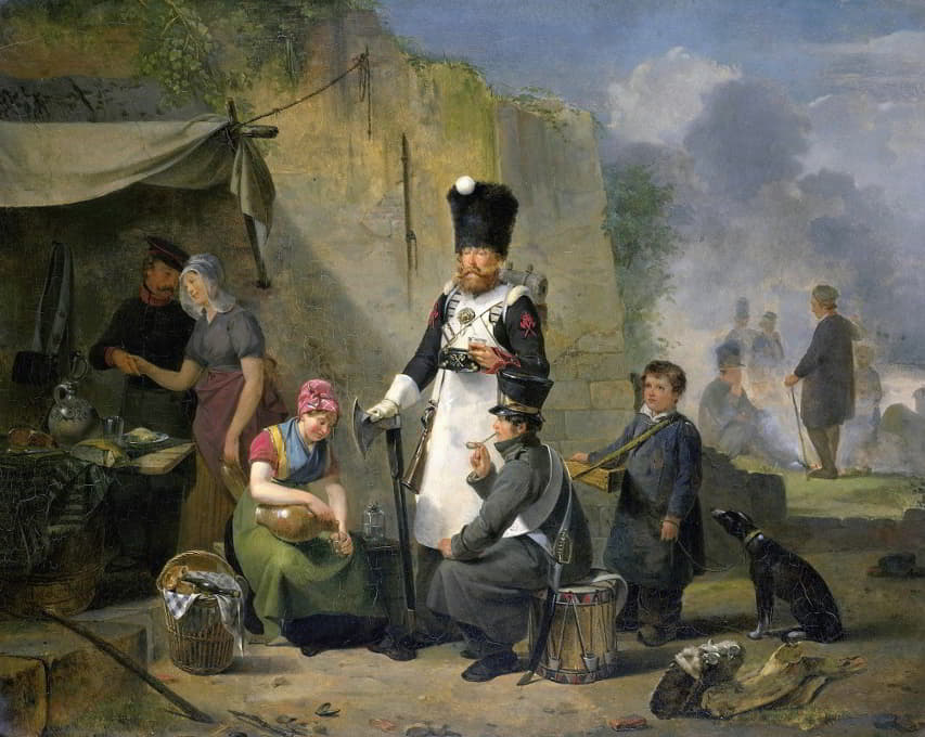 Anthonie Constantijn Govaerts - The Camp Follower