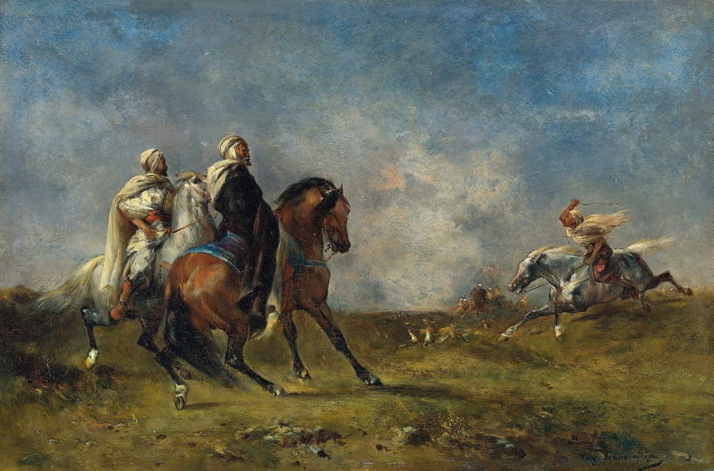 Eugène Fromentin - La Chasse À La Gazelle (Hunting Gazelle)