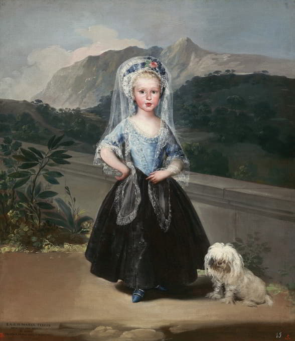 玛丽亚·特蕾莎·德波旁和瓦尔科塔，后来的钦钦伯爵夫人