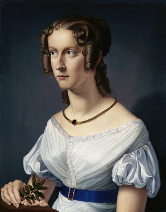 Heinrich Maria Von Hess - Portrait of a girl