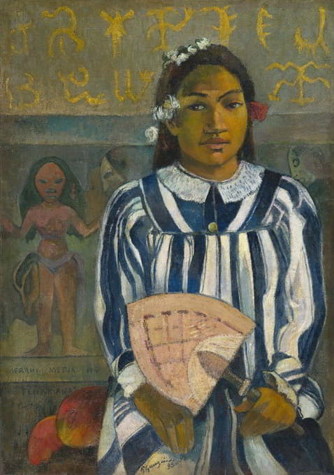 Paul Gauguin - Merahi metua no Tehamana (The Ancestors of Tehamana)