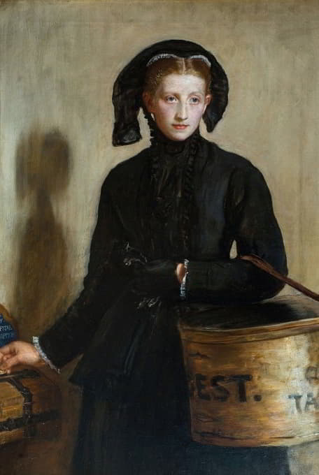 Sir John Everett Millais - A Widow’s Mite