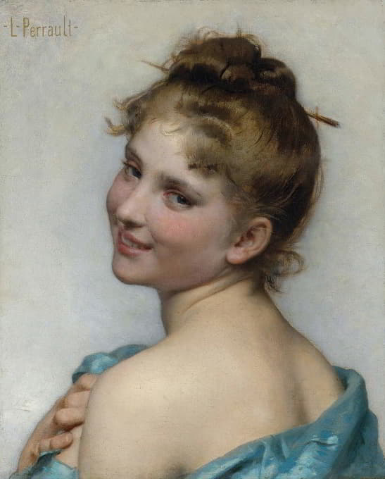 Léon-Jean-Basile Perrault - A Young Beauty