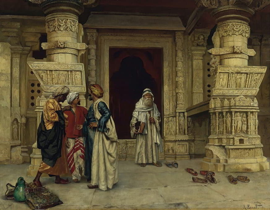 Rudolf Ernst - Outside The Mosque