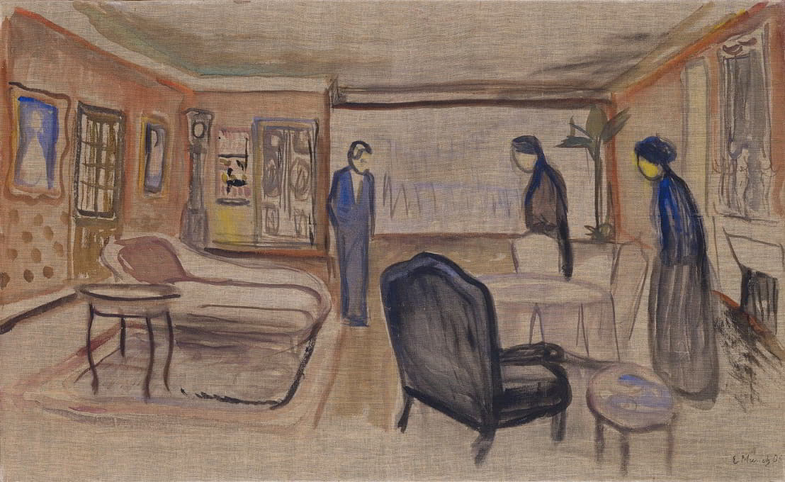 Edvard Munch - Scene of Ibsen’s ‘Ghosts’