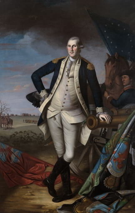 普林斯顿战役中的乔治·华盛顿