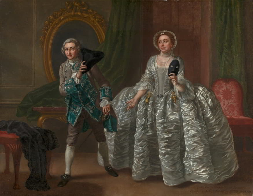 本杰明·霍德利的《多疑的丈夫》中的大卫·加里克和普里查德夫人