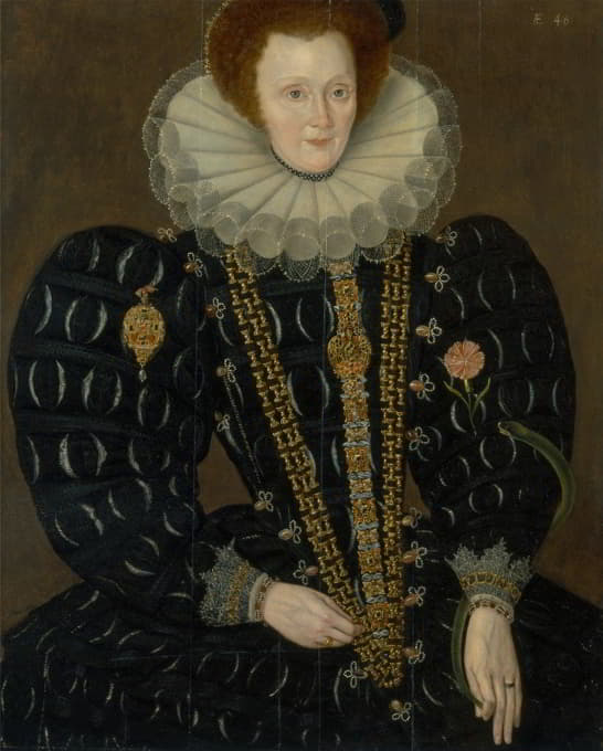 Marcus Gheeraerts the Younger - A Woman Called Lady Elizabeth Knightley