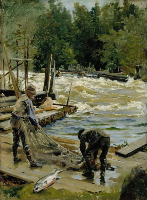 Gunnar Berndtson - Salmon Fishing