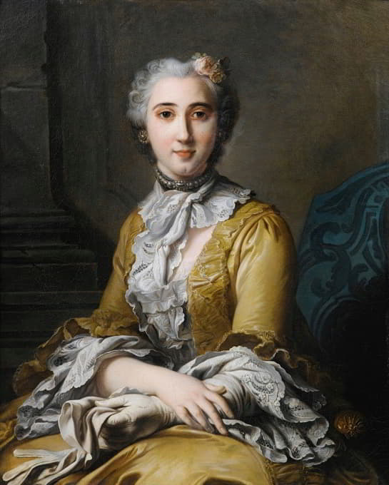 杜福特伯爵夫人阿尔方辛·吉纳维耶夫·德巴乔特·德隆塞的肖像