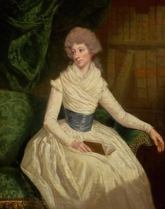 Thomas Beach - Portrait Of Mrs Maria Anne Penrudokke