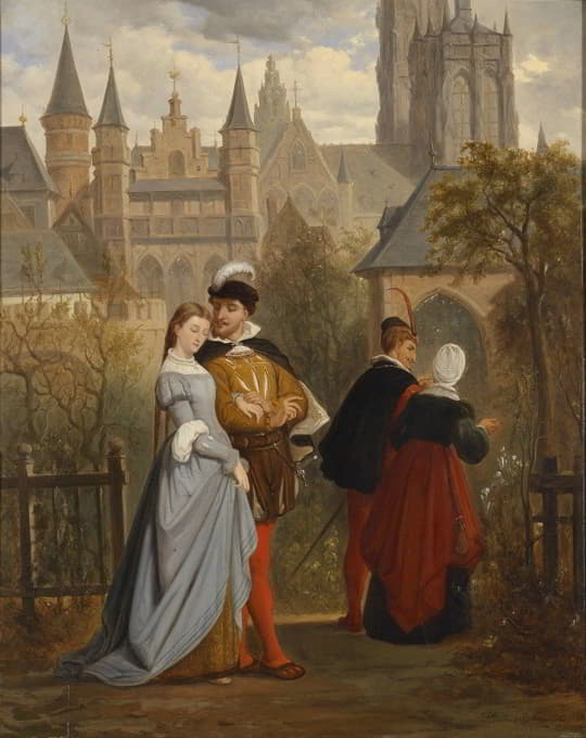 Hendrik Frans Schaefels - Szene aus Goethes Faust