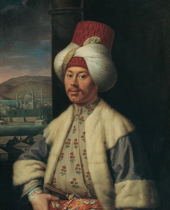 Antoine De Favray - A European In Turkish Costume