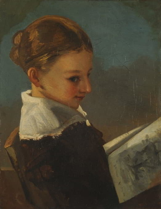 Gustave Courbet - Julieta Courbet A La Edad De Diez Años