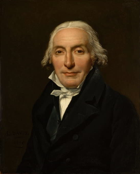 Jacques Louis David - Portrait Of Jean-Pierre Delahaye