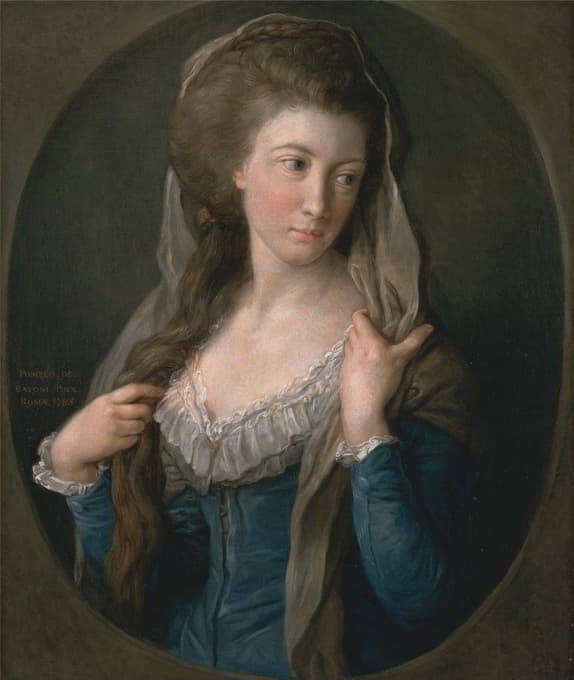 一个女人的肖像，传统上被认为是玛格丽特·斯图尔特，希皮斯利夫人