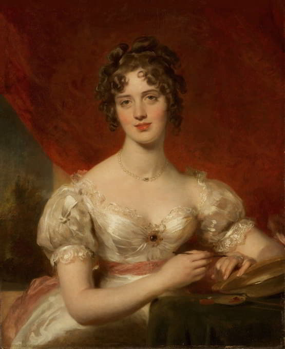 Sir Thomas Lawrence - Portrait Of Mary Anne Bloxam (Later Mrs. Frederick H. Hemming)