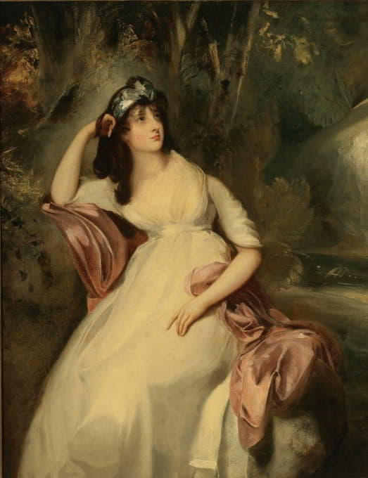 Sir Thomas Lawrence - Portrait Of Sally Siddons (1775-1803)
