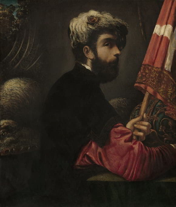 Giuseppe Caletti - Portrait of a Man as Saint George