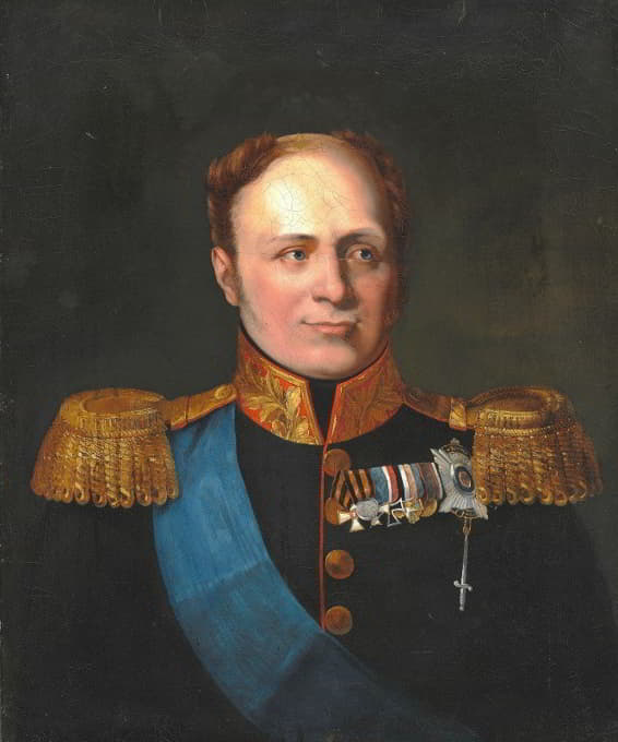 George Dawe (manner of) - Portrait of Tsar Alexander I of Russia