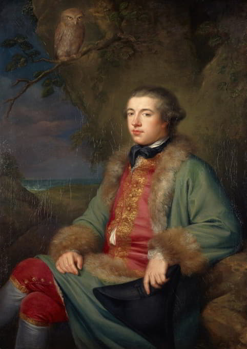 詹姆斯·博斯韦尔，1740-1795年。塞缪尔·约翰逊博士的日记作者和传记作者