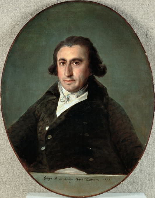 Francisco de Goya - Portrait of Martín Zapater