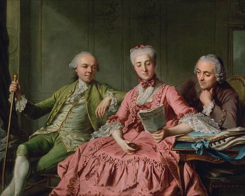 乔瑟尔公爵和两个同伴的假定肖像