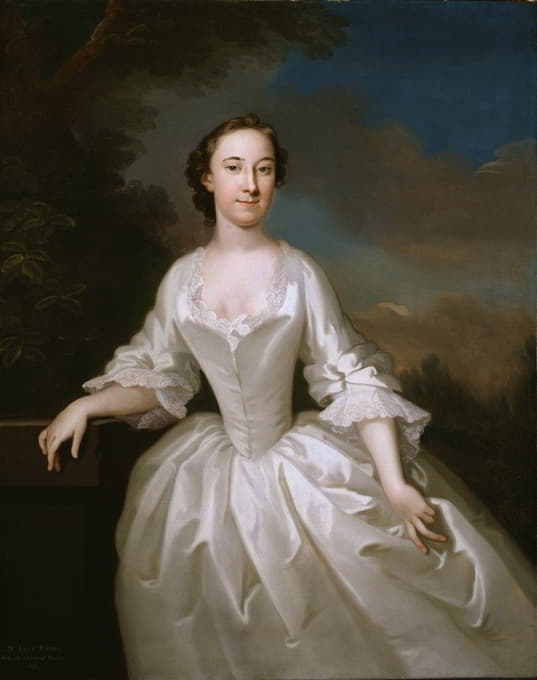 帕里上将的妻子露西·帕里的肖像