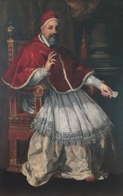 乌尔班八世教皇的画像