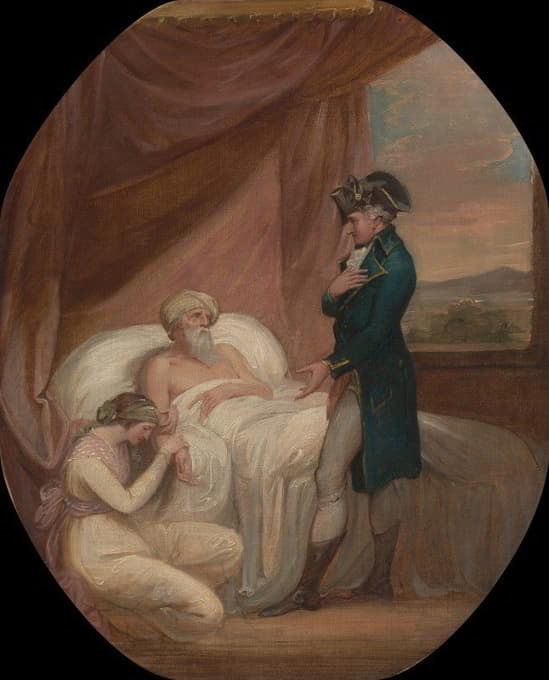 Thomas Kirk - The Brahmin Committing his Daughter Coraly to the Care of Blandford