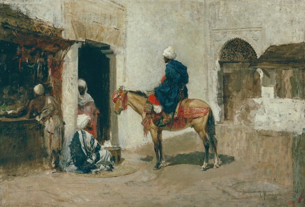 骑马的摩洛哥人